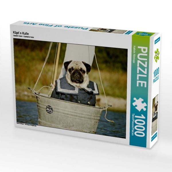 Produktbild: CALVENDO Puzzle K&auml;pt&acute;n Kalle 1000 Teile Puzzle quer | 1000 Teile Lege-Gr&ouml;&szlig;e 64 &times; 48 cm Foto-Puzzle f&uuml;r gl&uuml;ckliche Stunden