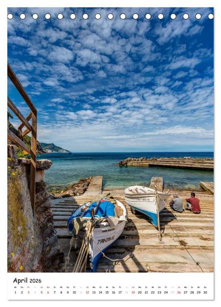 Produktbild: Mallorca - wild und romantisch (Tischkalender 2026 DIN A5 hoch), CALVENDO Monatskalender