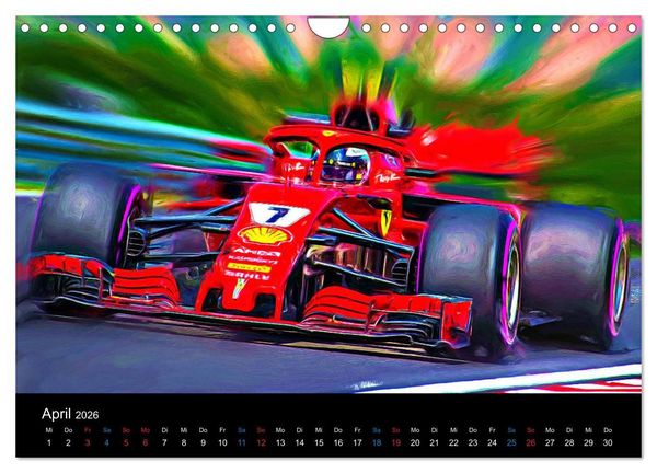 Produktbild: Rote Renner aus Italien (Wandkalender 2026 DIN A4 quer), CALVENDO Monatskalender