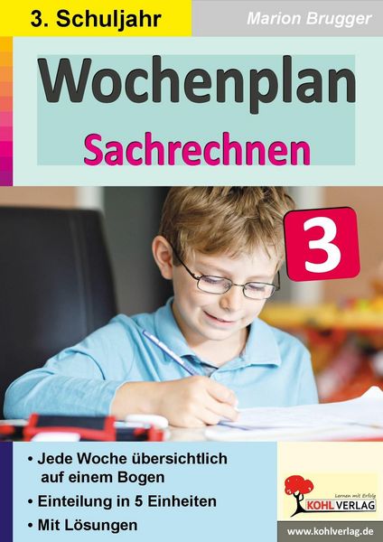 Produktbild: Wochenplan Sachrechnen / Klasse 3