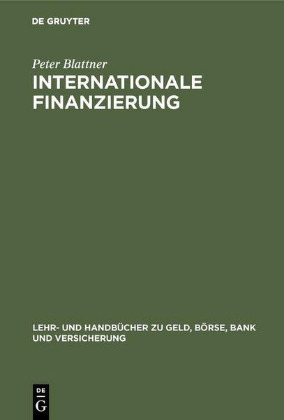 Produktbild: Internationale Finanzierung
