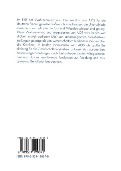 Produktbild: Krankheitsvorstellungen in Deutschland
