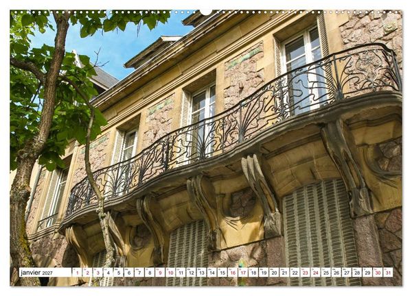 Produktbild: Nancy et Metz &ndash; Tr&eacute;sors uniques en Lorraine (Calendrier mural 2027 DIN A2 vertical), CALVENDO calendrier mensuel