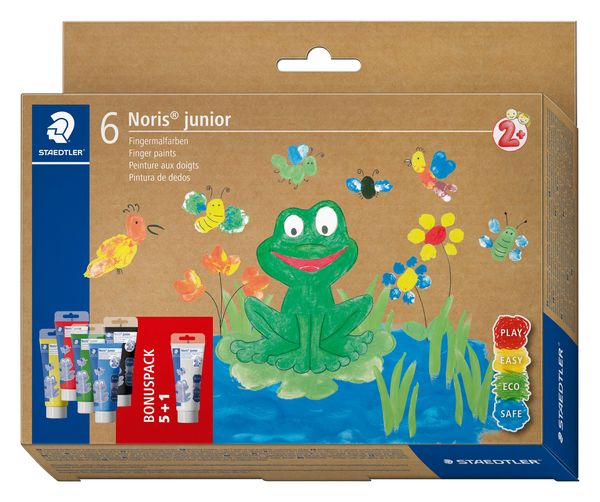 Produktbild: STAEDTLER Noris junior 881 Fingermalfarben, Set Basis, 8816