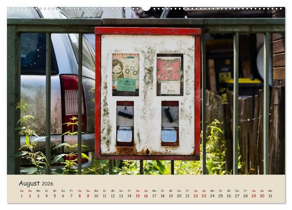 Produktbild: Kaugummiautomaten (hochwertiger Premium Wandkalender 2026 DIN A2 quer), Kunstdruck in Hochglanz