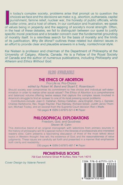 Produktbild: Why Be Moral?