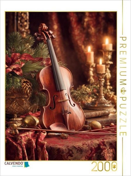 Produktbild: CALVENDO Puzzle Weihnachtssaiten gl&uuml;hen im Atem der Nacht | 2000 Teile Lege-Gr&ouml;&szlig;e 90x67cm Foto-Puzzle f&uuml;r gl&uuml;ckliche Stunden