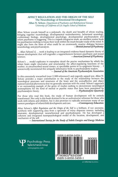 Produktbild: Affect Regulation and the Origin of the Self