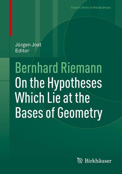 Produktbild: On the Hypotheses Which Lie at the Bases of Geometry