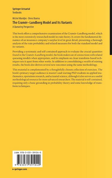 Produktbild: The Cram&eacute;r&ndash;Lundberg Model and Its Variants