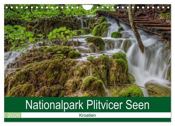 Nationalpark Plitvicer Seen (Wandkalender 2026 DIN A4 quer), CALVENDO Monatskalender