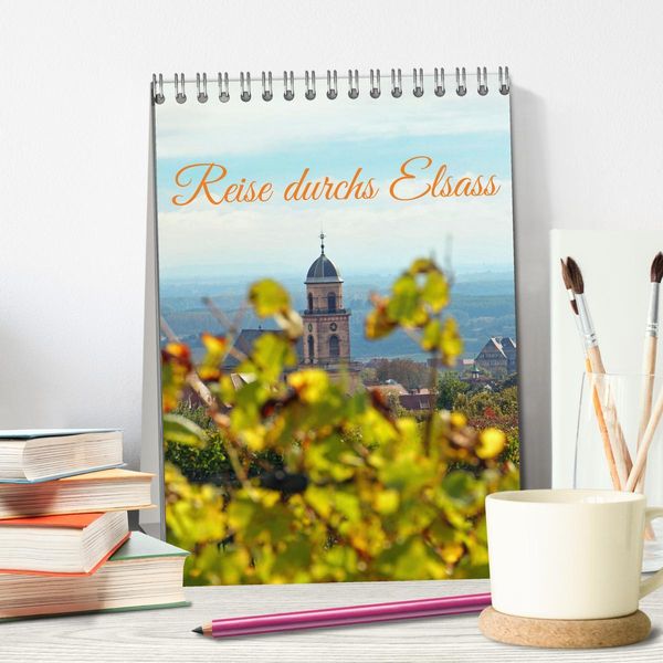 Produktbild: Reise durchs Elsass (Tischkalender 2026 DIN A5 hoch), CALVENDO Monatskalender