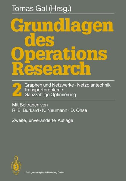 Produktbild: Grundlagen des Operations Research