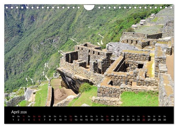 Produktbild: Machu Picchu - Exklusiv (Wandkalender 2026 DIN A4 quer), CALVENDO Monatskalender