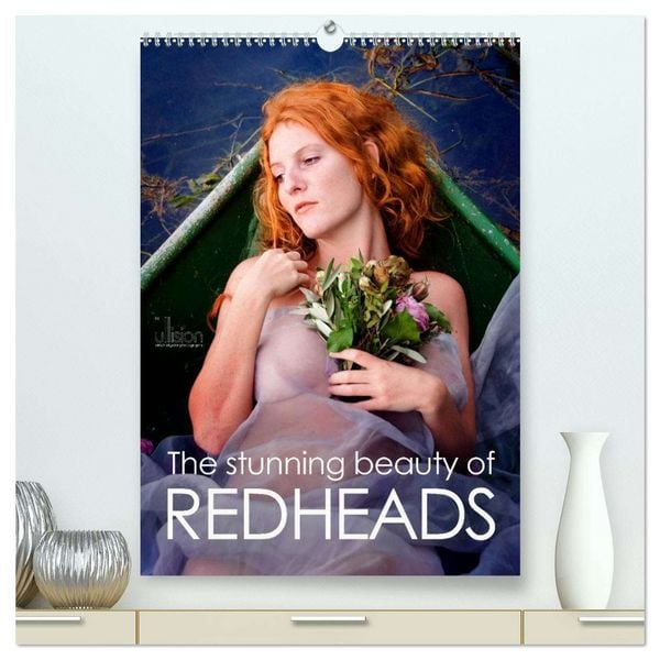 Produktbild: The stunning beauty of REDHEADS (High Quality Premium Wall Calendar 2026 DIN A2 portrait),CALVENDO 12 Month Wall Calendar