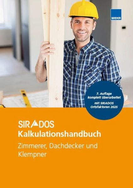 Produktbild: SIRADOS Kalkulationshandbuch Zimmerer, Dachdecker und Klempn