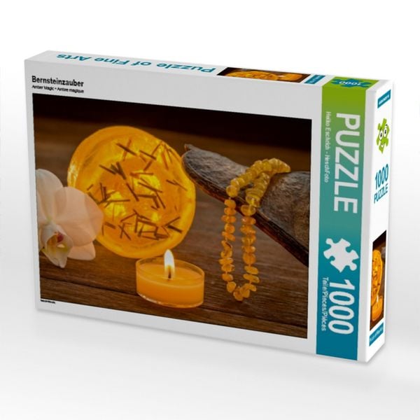 Produktbild: CALVENDO Puzzle Bernsteinzauber 1000 Teile Puzzle quer | 1000 Teile Lege-Gr&ouml;&szlig;e 64 &times; 48 cm Foto-Puzzle f&uuml;r gl&uuml;ckliche Stunden