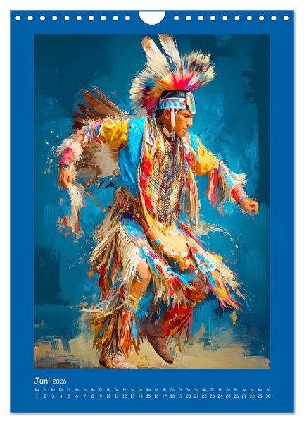 Produktbild: Omaha-Tanz. Grastanz der amerikanischen Ureinwohner (Wandkalender 2026 DIN A4 hoch), CALVENDO Monatskalender