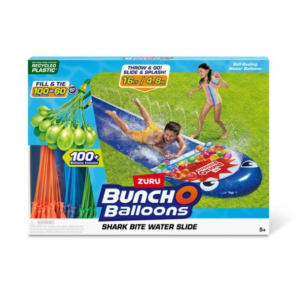 Produktbild: Bunch O Balloons - Wasserrutsche Hai mit 100+ Wasserballons