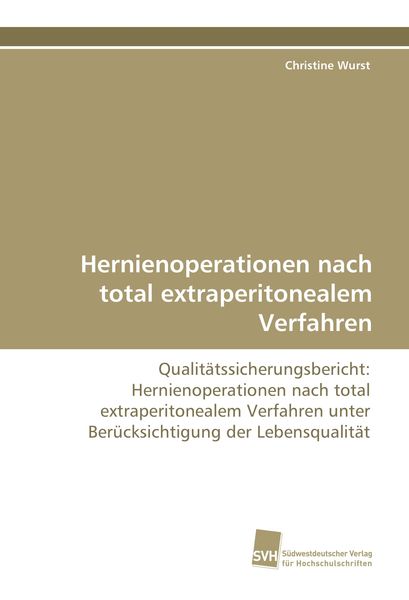 Produktbild: Hernienoperationen nach total extraperitonealem Verfahren