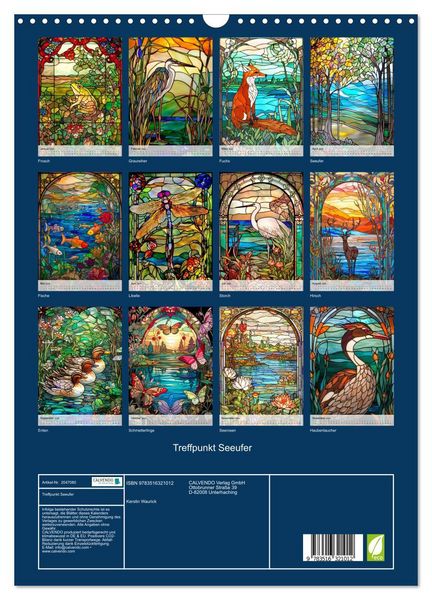 Produktbild: Treffpunkt Seeufer (Wandkalender 2026 DIN A3 hoch), CALVENDO Monatskalender
