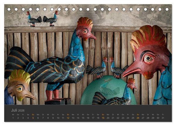 Produktbild: Patchwork - Vintage Impressionen (Tischkalender 2026 DIN A5 quer), CALVENDO Monatskalender