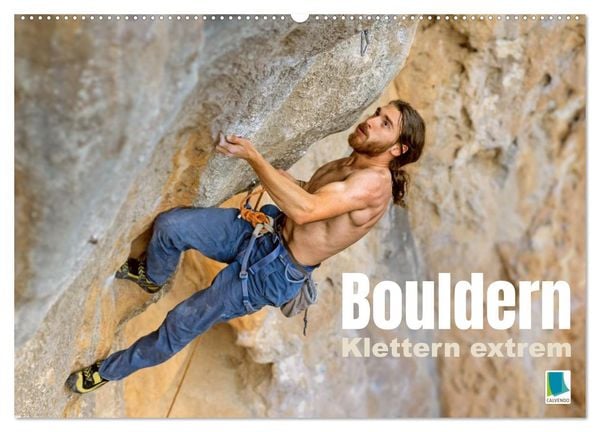 Produktbild: Bouldern: Klettern extrem (Wandkalender 2026 DIN A2 quer), CALVENDO Monatskalender