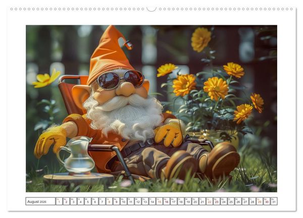 Produktbild: Auf den Spuren der Zwerge (hochwertiger Premium Wandkalender 2026 DIN A2 quer), Kunstdruck in Hochglanz