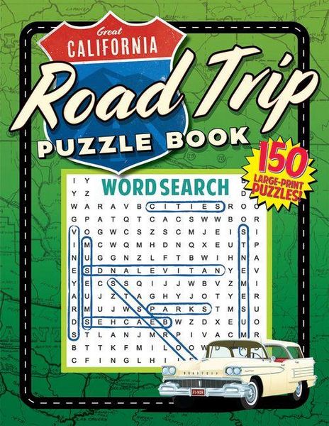 Produktbild: The Great California Road Trip Puzzle Book