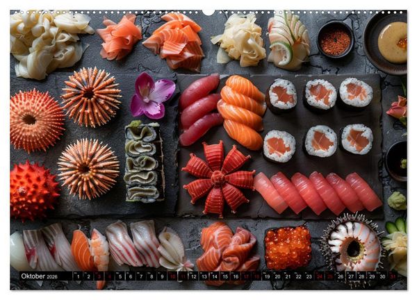 Produktbild: Sushi Zauber (Wandkalender 2026 DIN A2 quer), CALVENDO Monatskalender