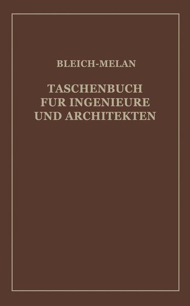 Produktbild: Taschenbuch f&uuml;r Ingenieure und Architekten