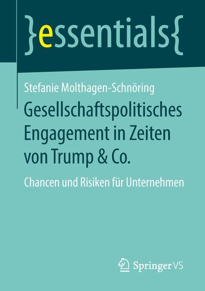 Produktbild: Gesellschaftspolitisches Engagement in Zeiten von Trump & Co.