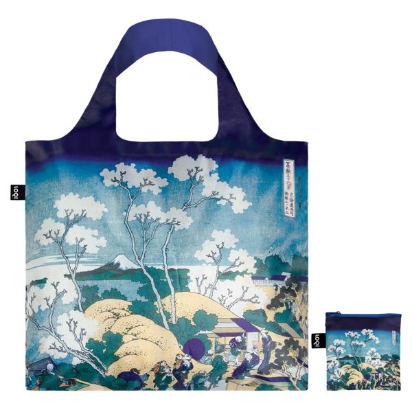 Produktbild: KATSUSHIKA HOKUSAI Fuji von Gotenyama Recycelte Tasche
