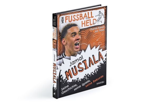 Produktbild: Mein Fu&szlig;ballheld Jamal Musiala &ndash; Seine Geschichte, seine Spiele, seine Rekorde