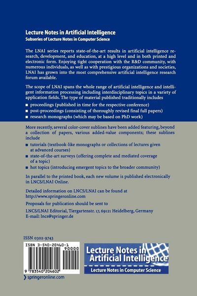 Produktbild: Intelligent Agents and Multi-Agent Systems