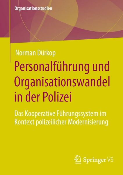 Produktbild: Personalf&uuml;hrung und Organisationswandel in der Polizei