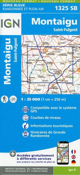 Produktbild: Montaigu / St-Fulgent 1:25 000