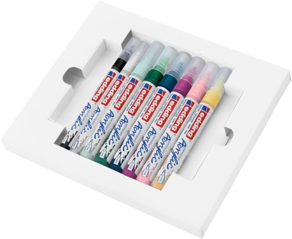 Produktbild: Edding Acrylmarker Acrylic 5300+5100 nordic 8er Starter Set