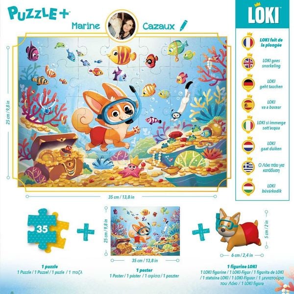 Produktbild: Cazaux, M: Loki Puzzle Tauchen
