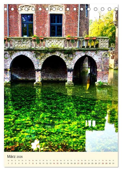 Produktbild: Traumschloss Paffendorf - Ein Juwel im Rheinland (Tischkalender 2026 DIN A5 hoch), CALVENDO Monatskalender