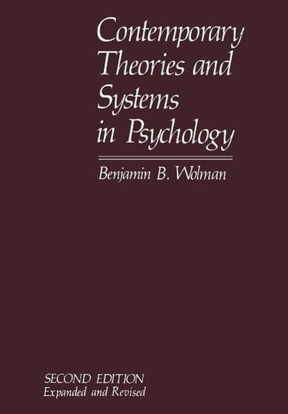 Produktbild: Contemporary Theories and Systems in Psychology