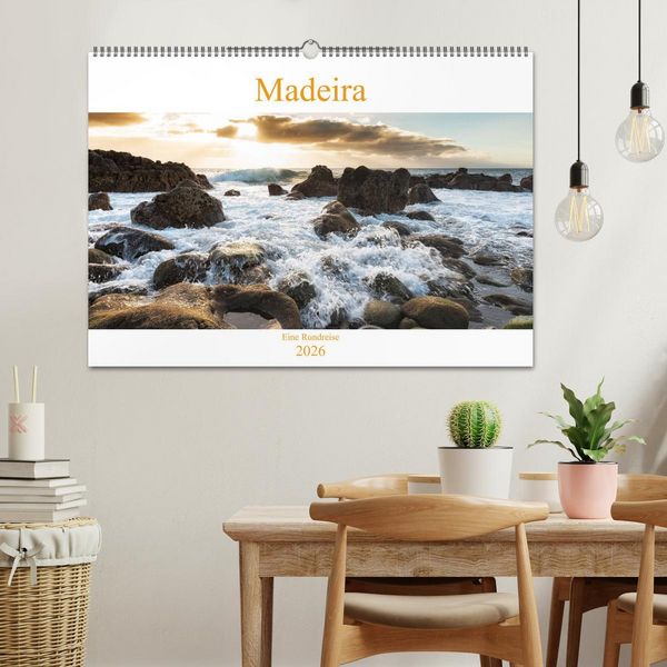 Produktbild: Madeira - eine Rundreise (Wandkalender 2026 DIN A2 quer), CALVENDO Monatskalender