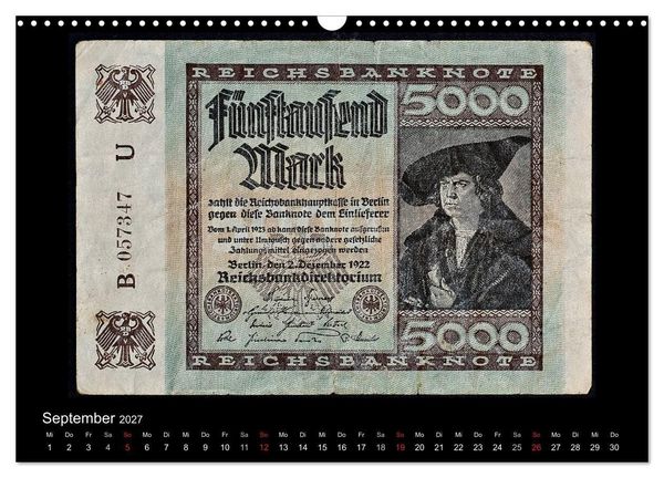 Produktbild: Vergangene Werte (Wandkalender 2027 DIN A3 quer), CALVENDO Monatskalender