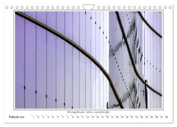 Produktbild: Details zeitgen&ouml;ssischer Architektur (Wandkalender 2026 DIN A4 quer), CALVENDO Monatskalender