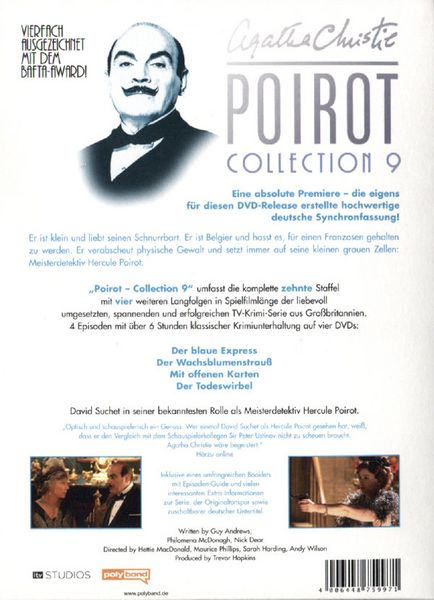 Produktbild: Agatha Christie - Poirot Collection 9 [4 DVDs]