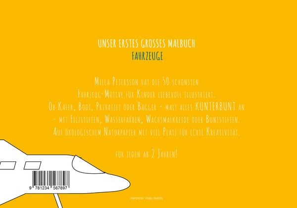 Produktbild: Unser Erstes Grosses Malbuch - Fahrzeuge
