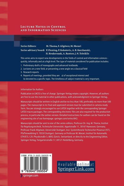 Produktbild: Functional Observers for Dynamical Systems