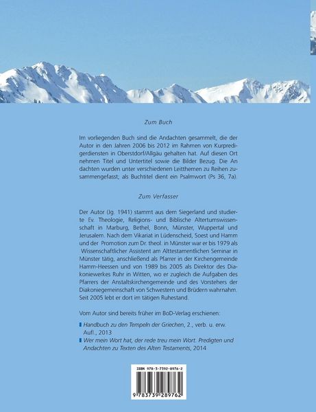 Produktbild: Deine Gerechtigkeit steht wie die hohen Berge
