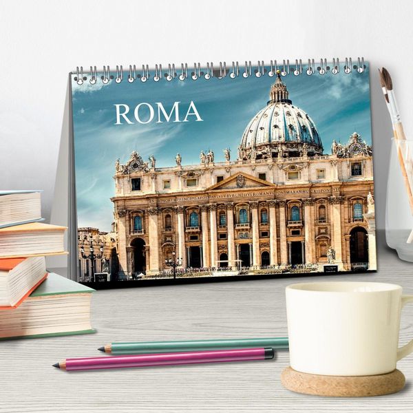 Produktbild: Roma (Tischkalender 2026 DIN A5 quer), CALVENDO Monatskalender