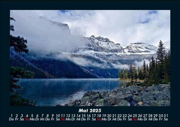 Produktbild: Landschaftskalender 2025 Fotokalender DIN A5